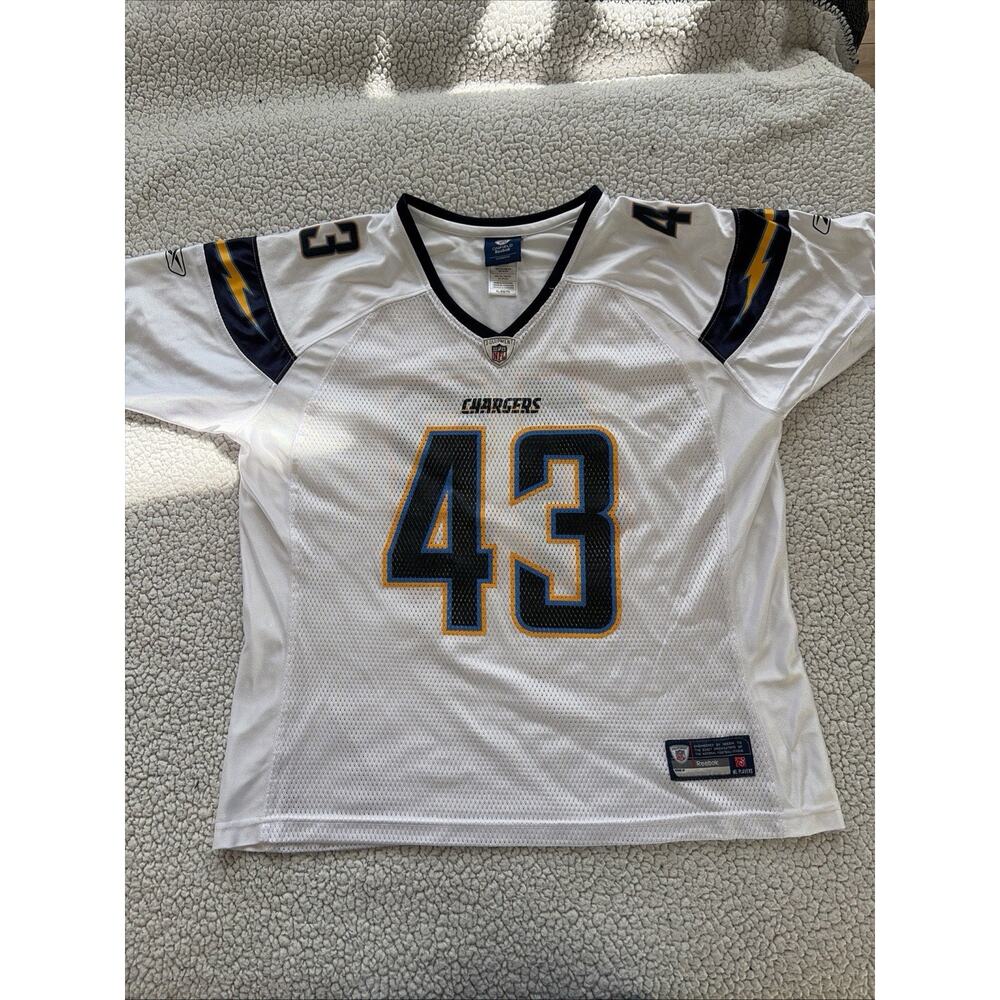 Reebok NFL San Diego Chargers Darren Sproles #43 White Jersey Size‎ XL Women’s